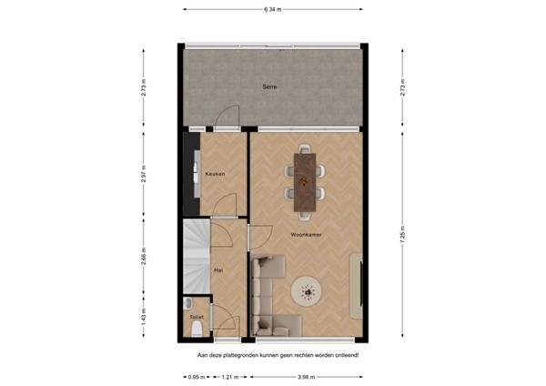 Floorplan - Noordwal 29, 4501 JS Oostburg